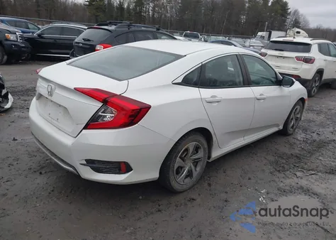 2020 Honda Civic Lx из США, поврежденный, VIN 2HGFC2F66LH540897